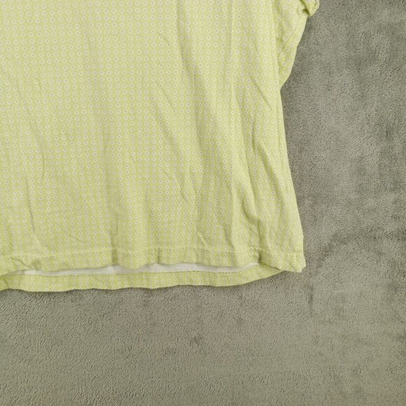 PINK Sleepwear Henley T-shirt Size XL(16-18) Floral Knit Loungewear Cotton 100% - Picture 10 of 10